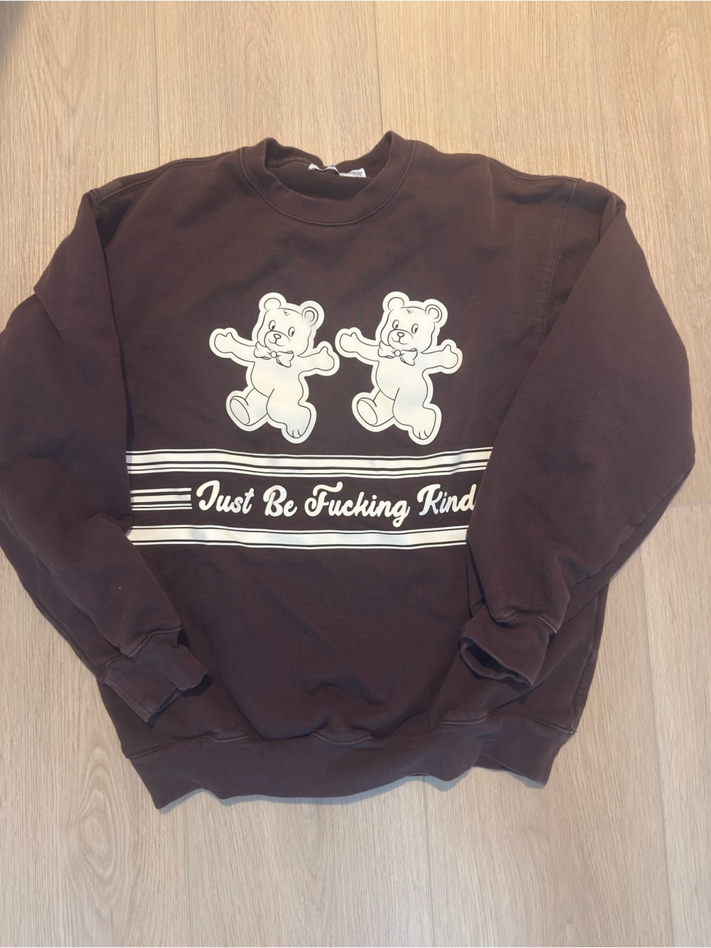 Brown crew neck Mayfair group
